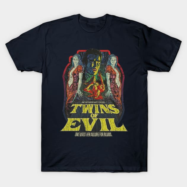 Twins of Evil 1971 T-Shirt by JCD666